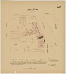 Girard Ave, Germantown Rd, 3rd St och Canal Street, Hexamer General Surveys, 1867