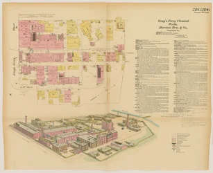 Grays Ferry Chemical Works, Grays Ferrry Rd. (norra sidan) mellan Thirty-fourth St. och Thirty-sixth St., Hexamer General Surveys, 1888