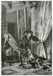 Scen ur Hamlet, 1800-talet