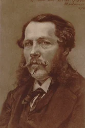 Porträtt av pianisten och kompositören Alfred Quidant 1815-1893, 1872.