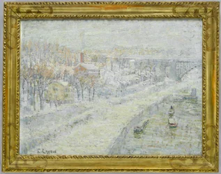 Vinterlandskap - Washington Bridge, c.1907-10