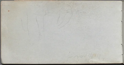 Skissbok, sid 02: Studies of Legs.