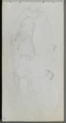 Skissbok, sid 05: Figurstudie.