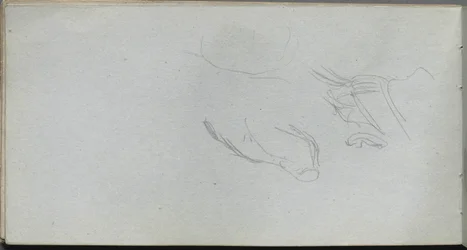 Skissbok, sid 72: Figurstudie.