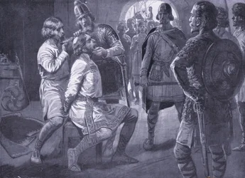 Ceolwulf, kung av Northumbria, med tvångsklippning AD731