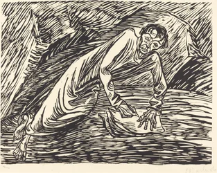 The Writing Prophet Saint John på Patmos, 1919.