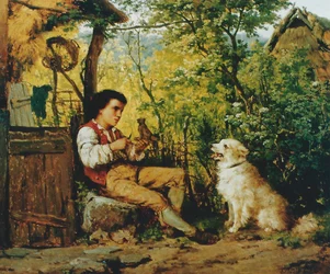 1858 - En spirande Michelangelo, Paffrath Gallery
