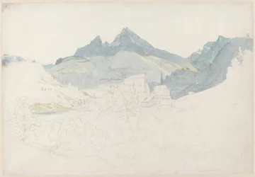 Berchtesgaden med Watzmann-toppen i fjärran