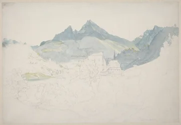 Berchtesgaden med Watzmann-toppen i fjärran
