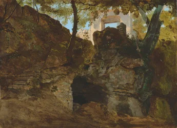 Ingång till Park Chigi i Ariccia
