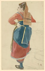 Italienska. Sedd bakifrån