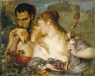 Nymf och faun, 1878
