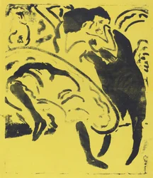 Dansande par, 1909.