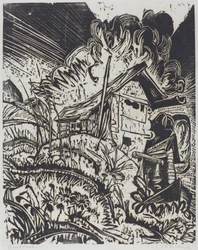 Bergshus, 1917.
