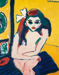 Marcella, av Ernst Ludwig Kirchner (1880-1938)