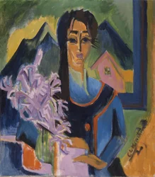 Maryli (Ung kvinna med en bukett nejlikor)