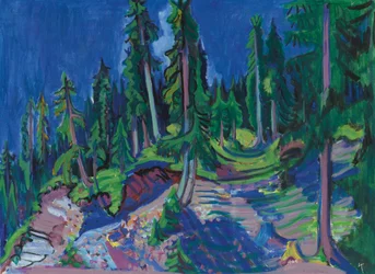Bergskogsstudie, 1936.