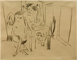 Untitled (Dodo och Fränzi i studion)