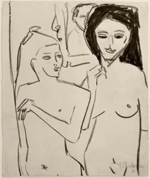 Untitled (två nakna tjejer)