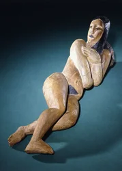 Liggande naken; Liggande, c.1911-1912