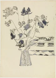 Vase med blommor