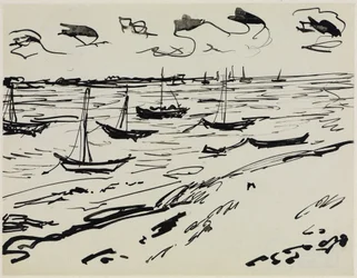 Förankrade fiskebåtar (Fehmarn)