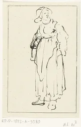 stående bondhustru