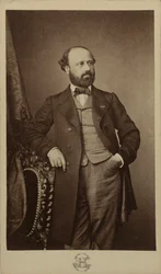 Porträtt av kompositören François Bazin 1816-1878, ca 1760.