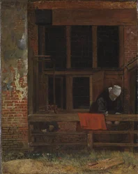 En innergård, ca. 1660