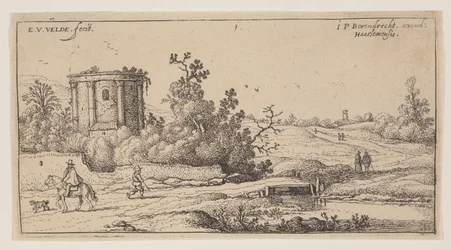 Ruinerna av ett romerskt tempel, från Landscapes