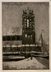 Snö i Holland