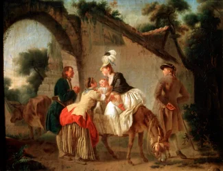 Farväl till den våta sjuksköterskan, 1777.