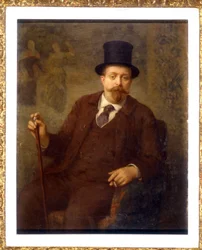 porträtt av Willy (Henry Gauthier-Villars