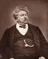 Alexandre Dumas fransk romanförfattare och dramatiker, 1802-1870, ca. 1876.