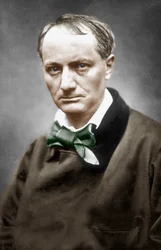 Charles Baudelaire, ca 1866 (handfärgat foto)