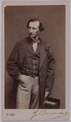 Porträtt av Jules Chaumont (-1866), (skådespelare)