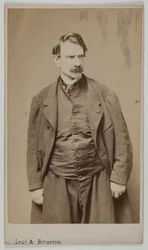 Porträtt av François Delsarte, ca 1870-90 (albumenavtryck)