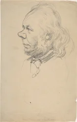 Porträtt av Honoré Daumier