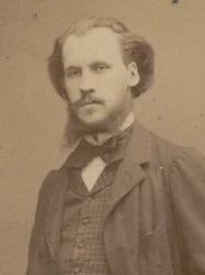 Porträtt av kompositören Charles Lenepveu 1840-1910, 1870.