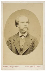 Porträtt av poeten Paul Verlaine 1844-1896, ca. 1870