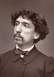 Porträtt av arkitekten Charles Garnier, ca 1875 (foto)