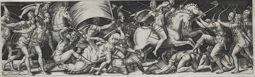 Strider och triumfer, troligen 1560-talet.