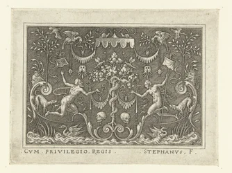 Fallet Ytdekorationer med scener från Gamla testamentet i grotesk ram (senare version) (serietitel)