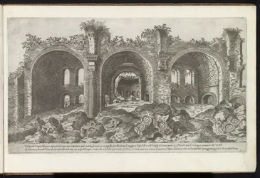 Rester av basilikan Maxentius i Rom Forntida byggnader (serietitel) I vestigi dell