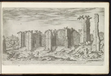 Ruinerna av Caracalla-baden i Rom Forntida byggnader (serietitel) I vestigi dell