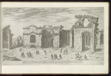 Diocletianus bad i Rom Forntida byggnader (serietitel) I vestigi dell
