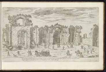 Diocletianus bad i Rom Forntida byggnader (serietitel) I vestigi dell