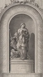 The Chapel of the Foundlings i Paris: Sainte Geneviève des Ardents, 1757., 1757.