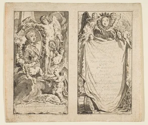 Vinjetter för Bourgognes historiska, topografiska och fysiska tavlor, 1755.