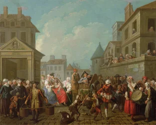 Gatukarneval i Paris, 1757